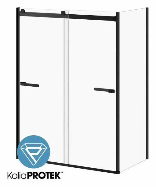 Akcess 2.0 with KaliaProtek 36"x79" Return Panel - Matte Black DR2076-160-005 Kalia