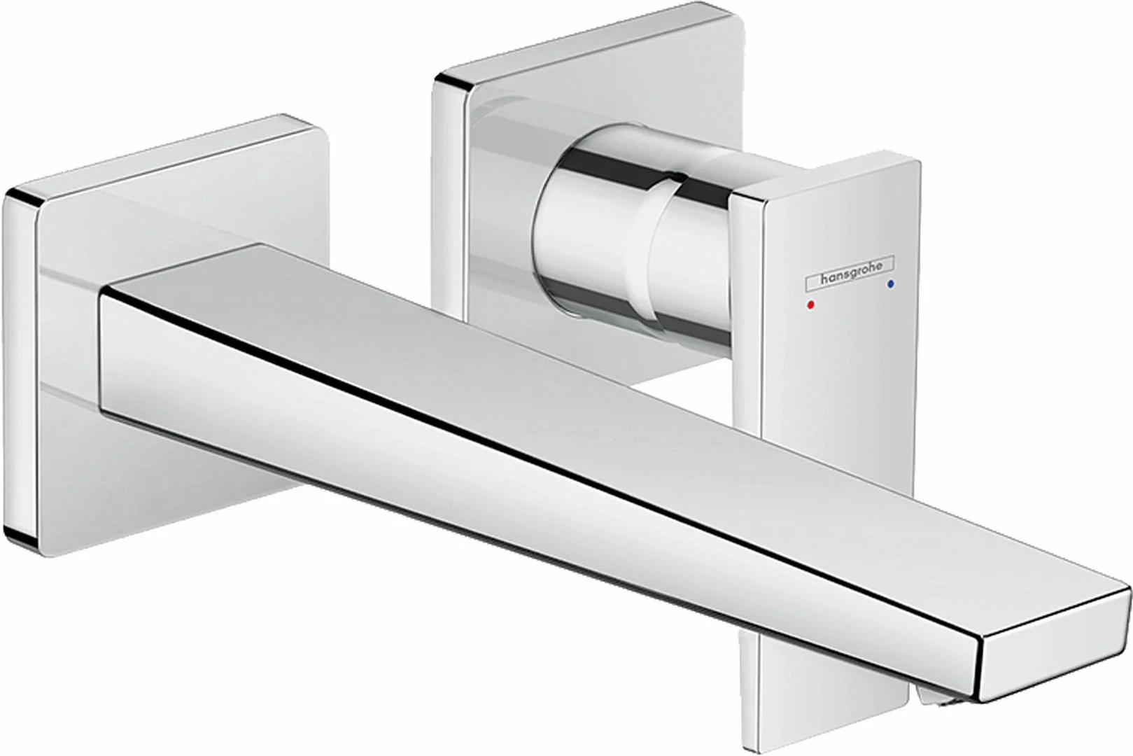 Metropol Wall Mount Bathroom Faucet Trim - Chrome 32526001 Hansgrohe