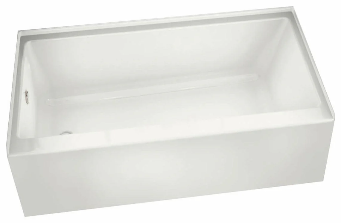 Rubix 60" x 30" STF RH Drain Alcove Tub - White 105815-000-001-002 Maax