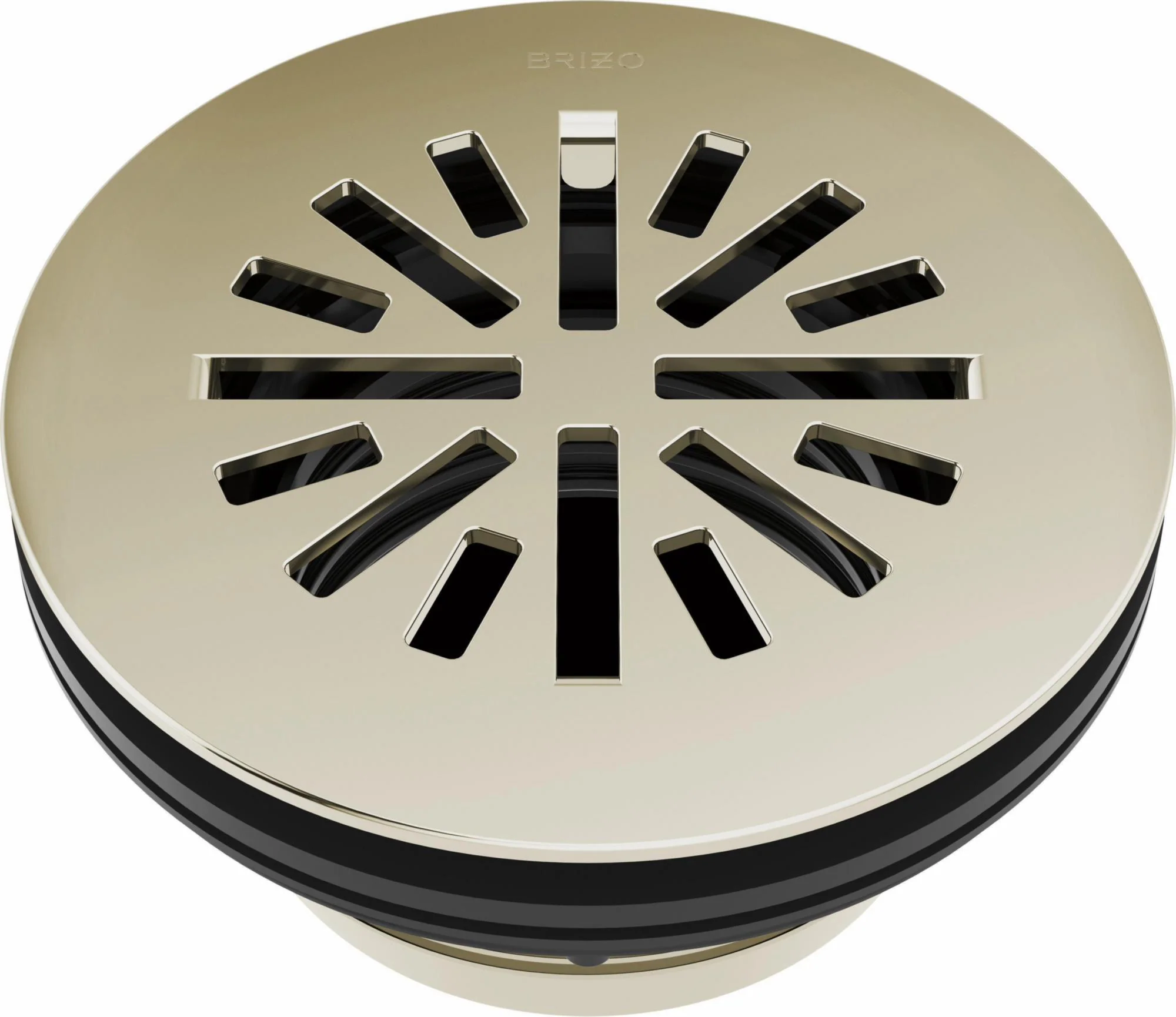 4" Prefab Round Shower Drain - Polished Nickel BT051414-PN Brizo