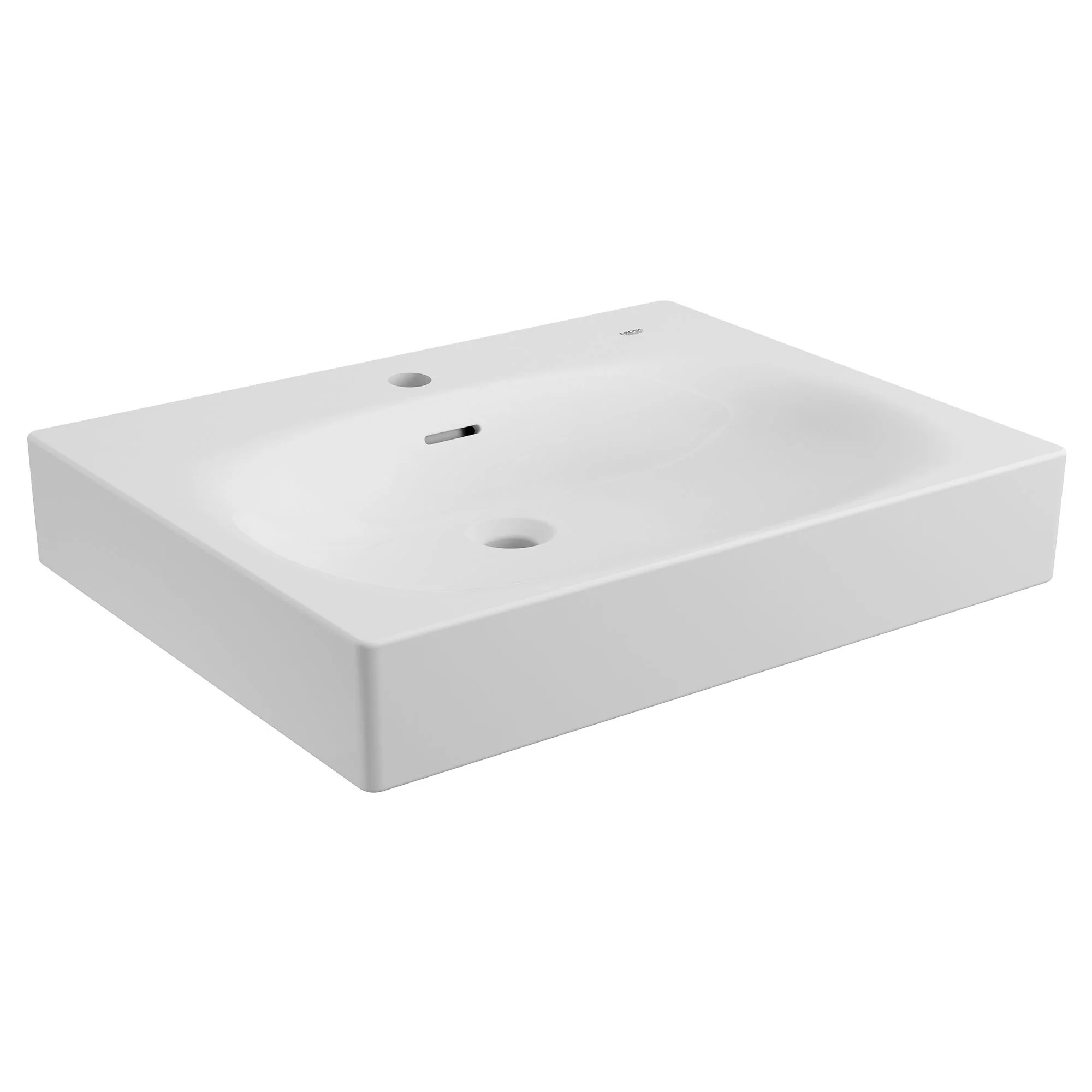 Eurocube Single Hole Wall Mount Bathroom Sink - Alpine White 39656000 Grohe