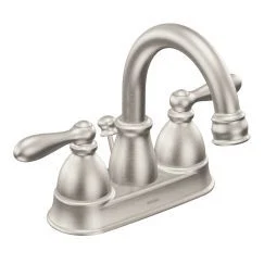 Caldwell Centerset Bathroom Faucet - Spot Resist Brushed Nickel WS84667SRN Moen