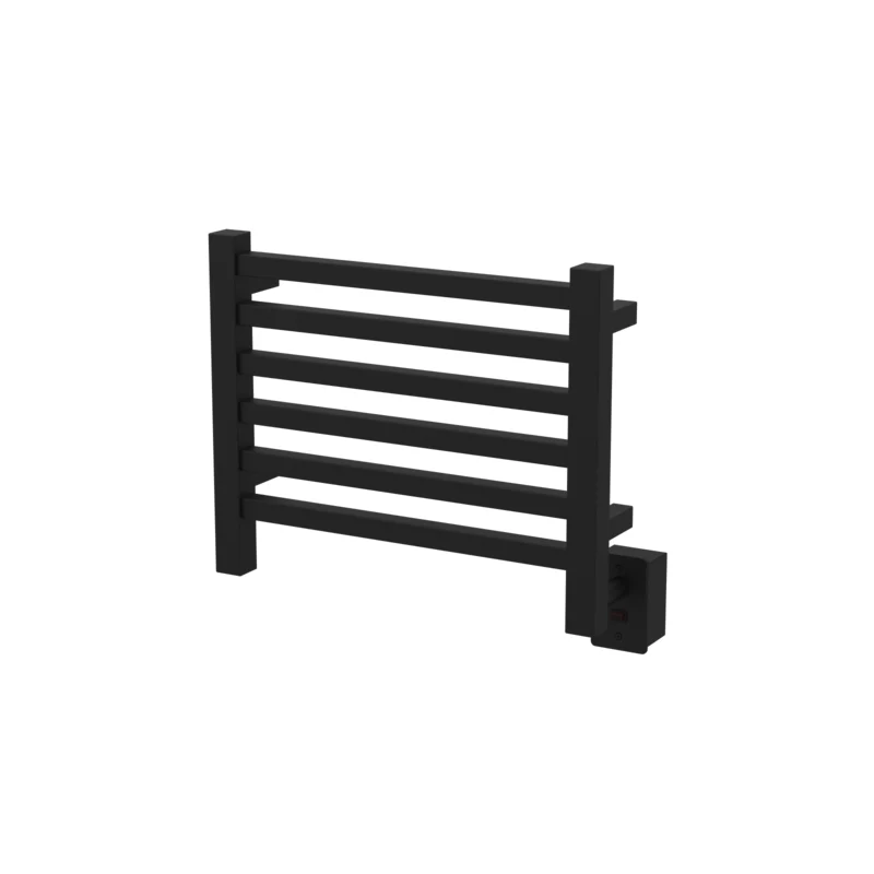 Quadro Model Q2016 6 Bar Hardwired Towel Warmer - Matte Black Q2016MB Amba