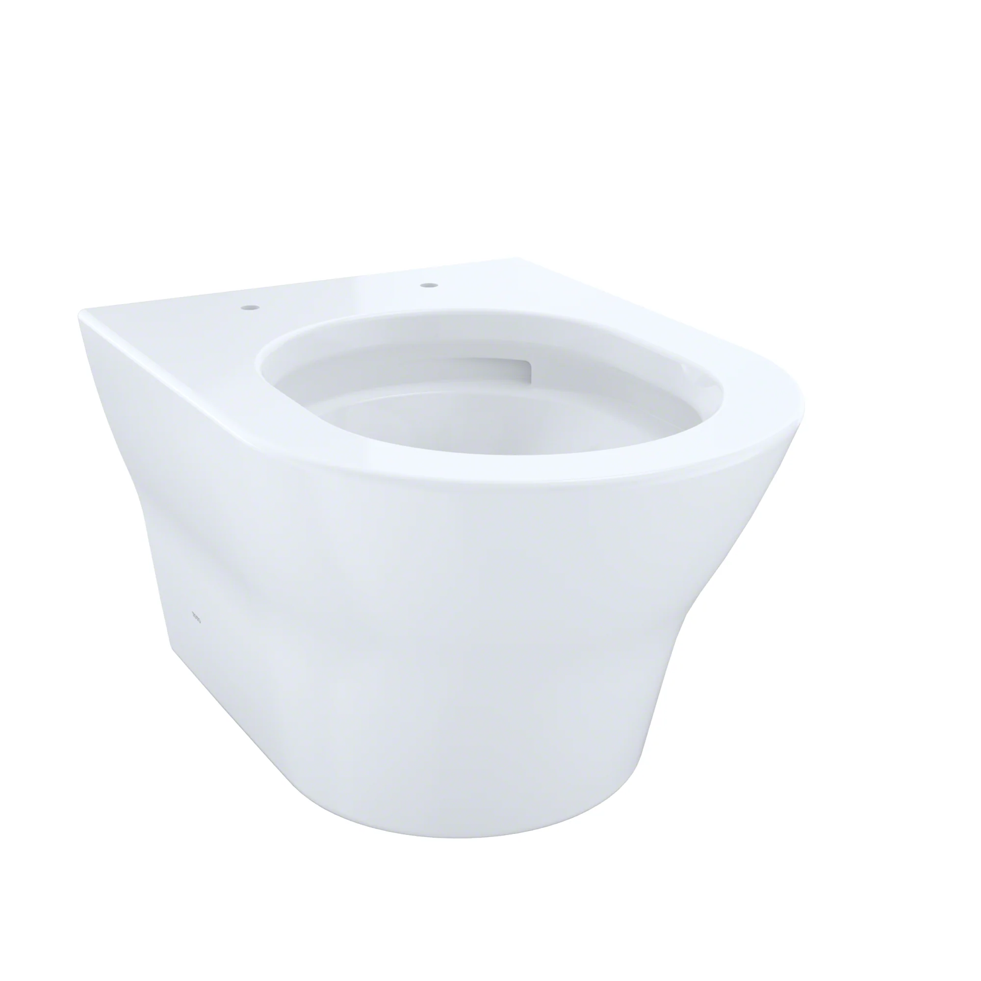 MH Wall-Hung D-Shape Dual-Flush 1.28 and 0.9 GPF Toilet Bowl with CeFiONtect™ - Cotton White CT437FG#01 Toto