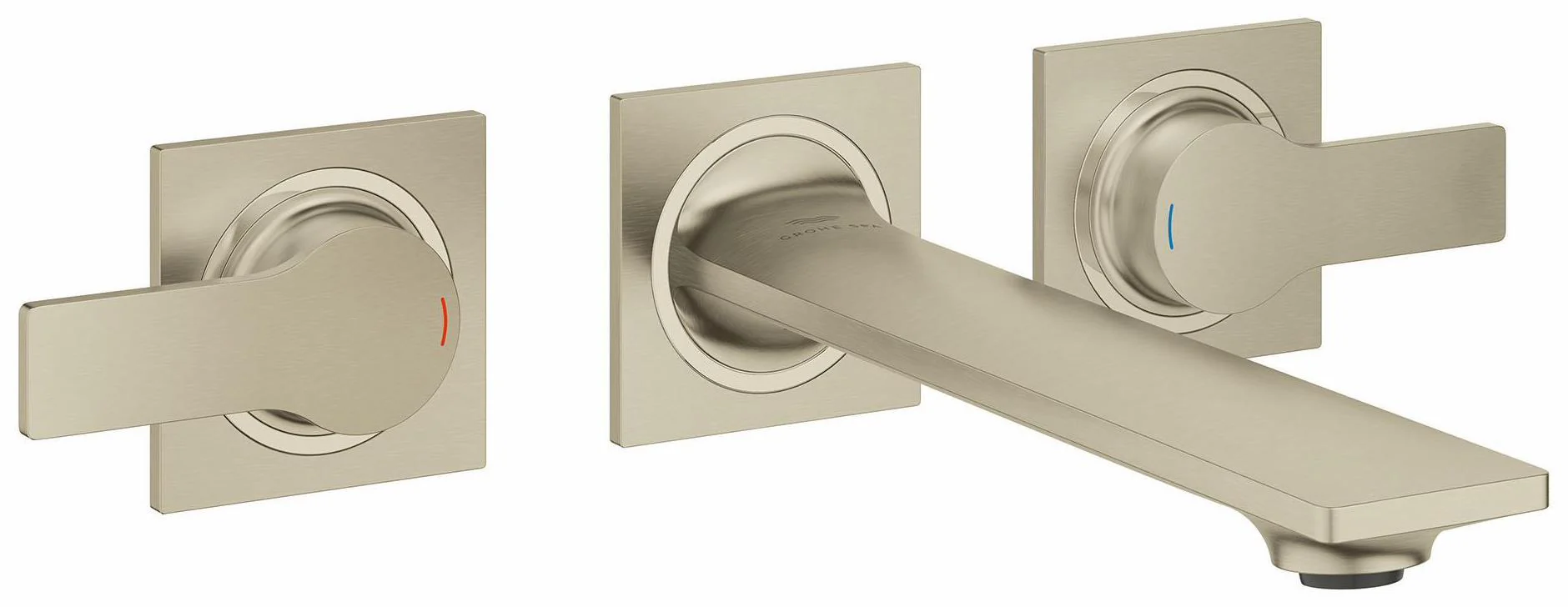 Allure 2-Handle Wall Mount Bathroom Faucet - BRUSHED NICKEL 20586EN1 Grohe