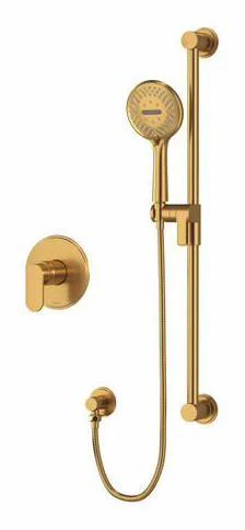 Arca Pressure Balance Shower Faucet with Expansion PEX Connection - Brushed Gold AA54BG-EX RIOBEL
