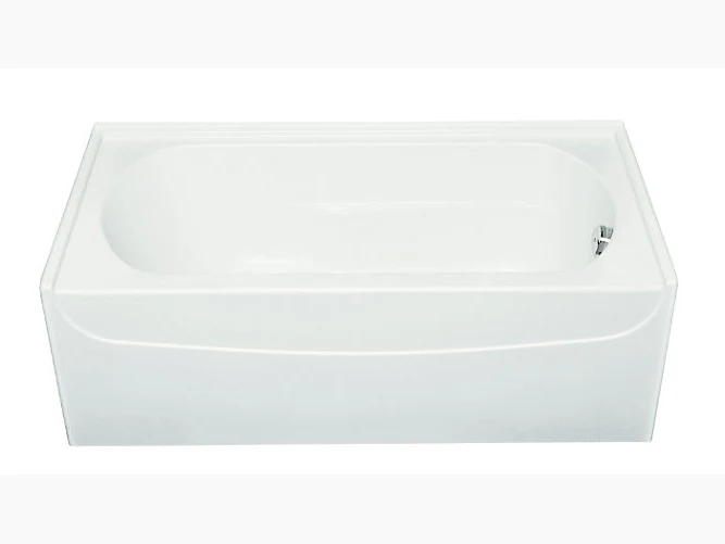 Hystar 60" RH Drain Oval Alcove Tub - White 3060-0 Hytec