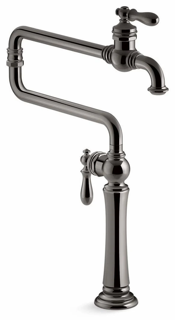 Artifacts Deck Mount Pot Filler - Vibrant Titanium 99271-TT Kohler