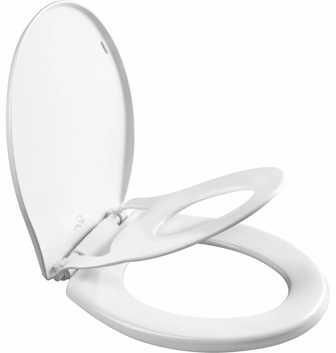 Little 2 Big Round Front Potty Training Toilet Seat - White 881SLOW 000 Bemis