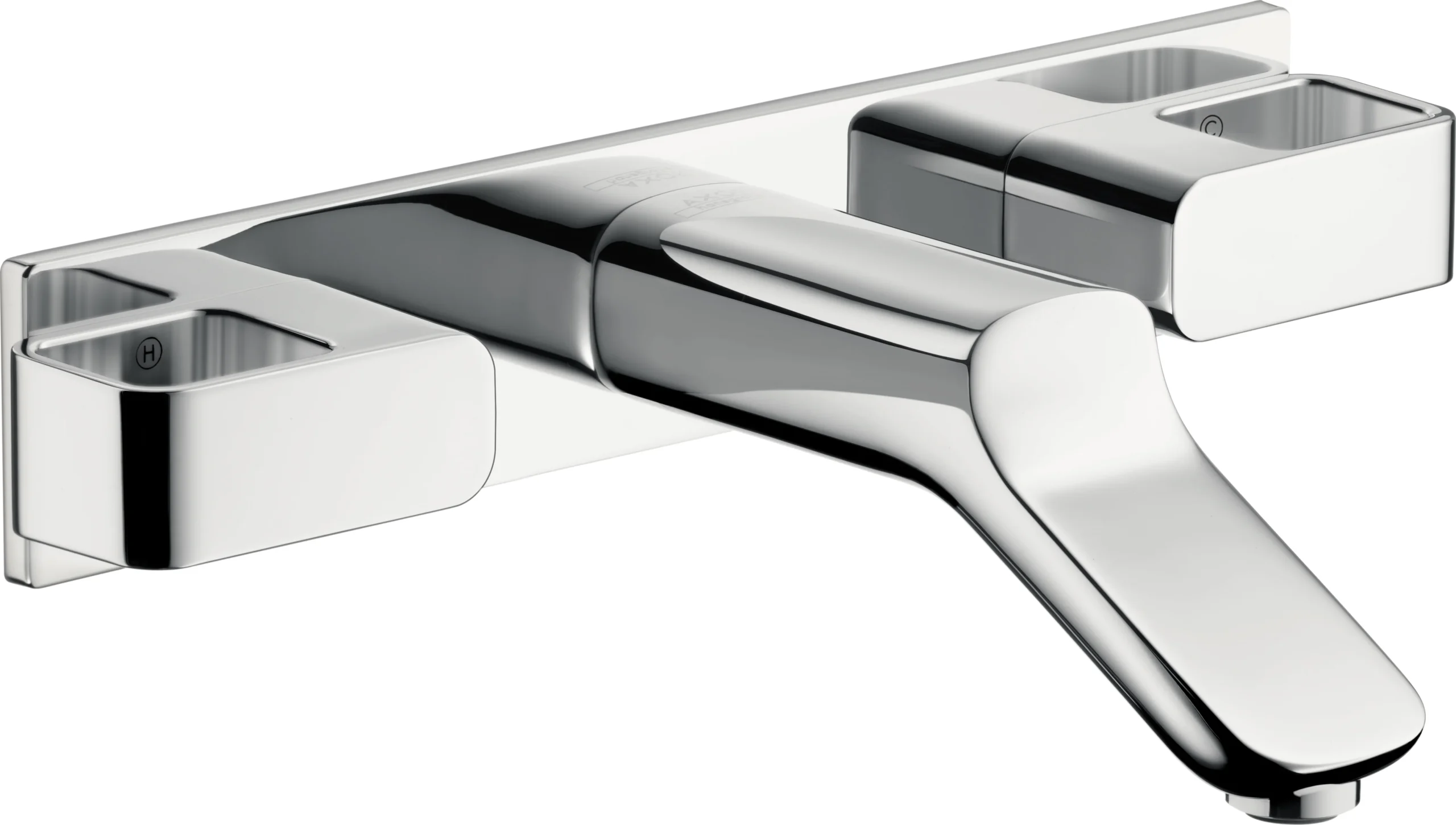 Axor Urquiola Widespread Wall Mount Bathroom Faucet Trim - Chrome 11043001 Axor