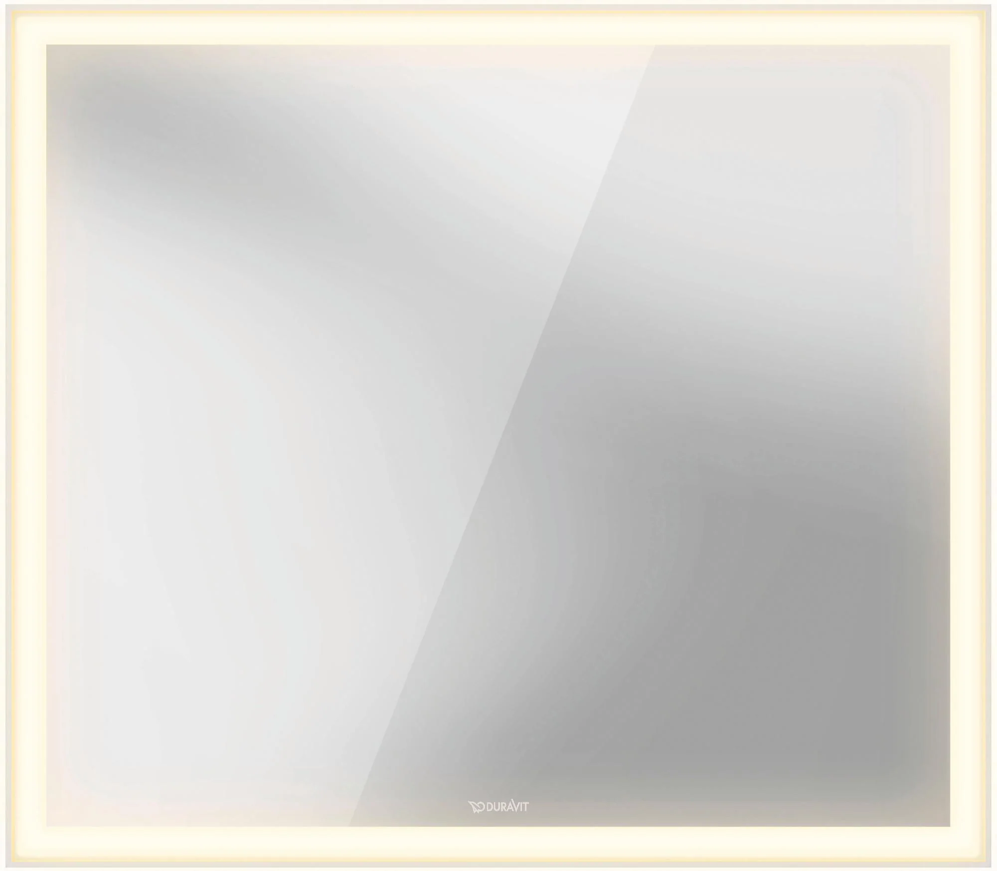 L-Cube 31-1/2" x 27-1/2" Illuminated Mirror - Aluminum LC7381000006000 Duravit