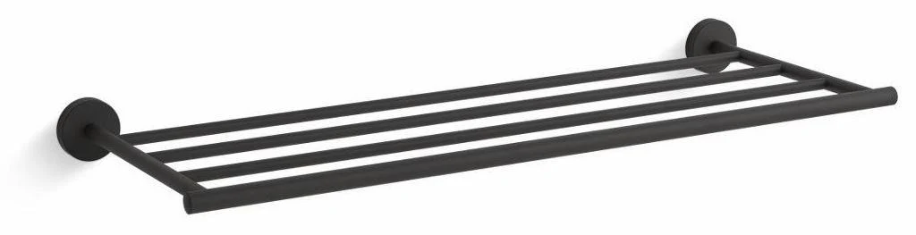 Elate Hotelier Towel Bar Shelf - Matte Black 27294-BL Kohler