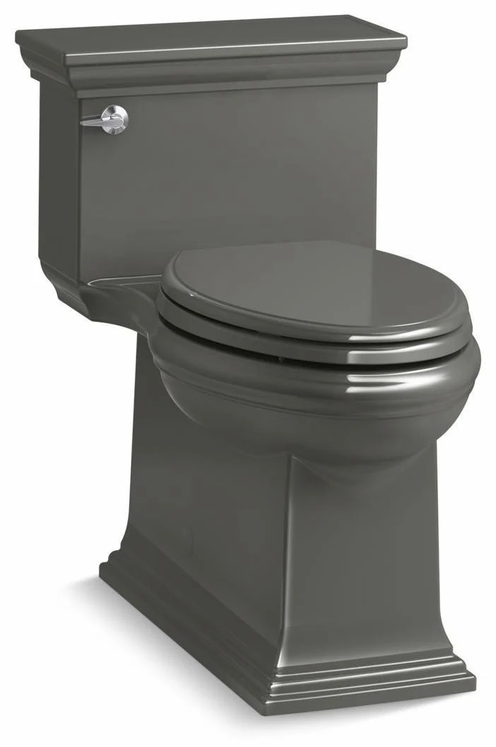 Memoirs Classic Comfort Height 1-Piece 1.28 GPF Compact Elongated Toilet - Thunder Grey 6428-58 Kohler