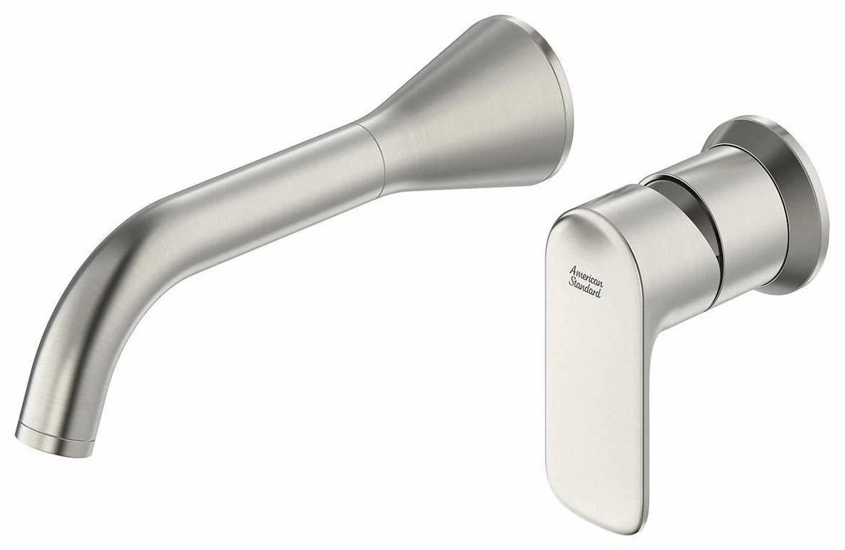 Aspirations Wall Mount Bathroom Faucet - Brushed Nickel 7061461.295 American Standard