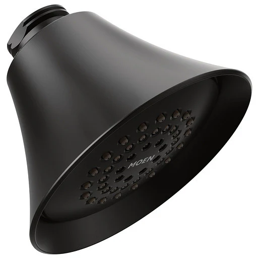 1-Function 3-3/4" Standard Shower Head - Matte Black 6370BL Moen