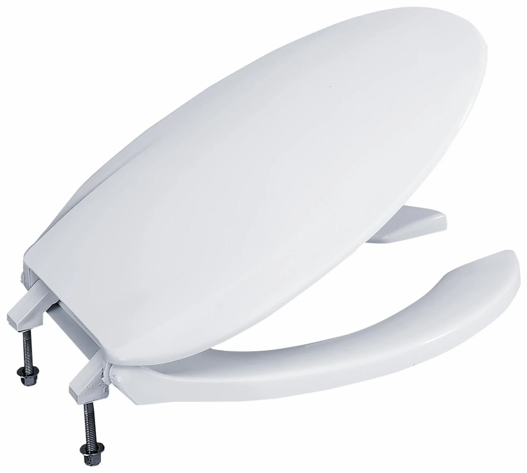Elongated Commercial Toilet Seat with Lid - Cotton White SC134#01 Toto