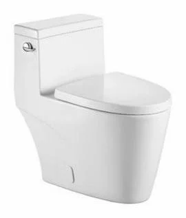 Simmons Comfort Height 4.8L 16.5" 1-Piece Toilet Side Cover with Slow Close - White BT1016548SC Duval