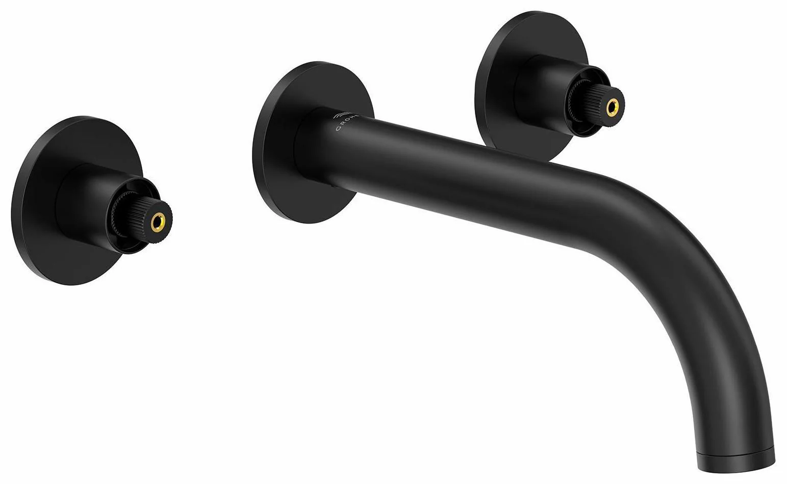 Atrio 2-Handle Wall Mount Bathroom Faucet Trim (Less Handles) - MATTE BLACK 206632430 Grohe