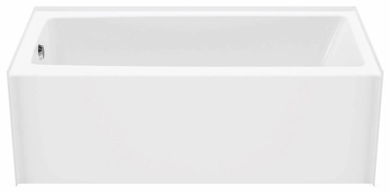 Mackenzie 60" x 30" AFR AcrylX RH Drain Alcove Tub - White 106664-000-002-103 Maax