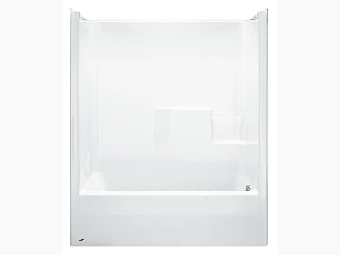 Bathcove 60" x 32" LH Drain Tub & Shower - White PA33-0 Hytec