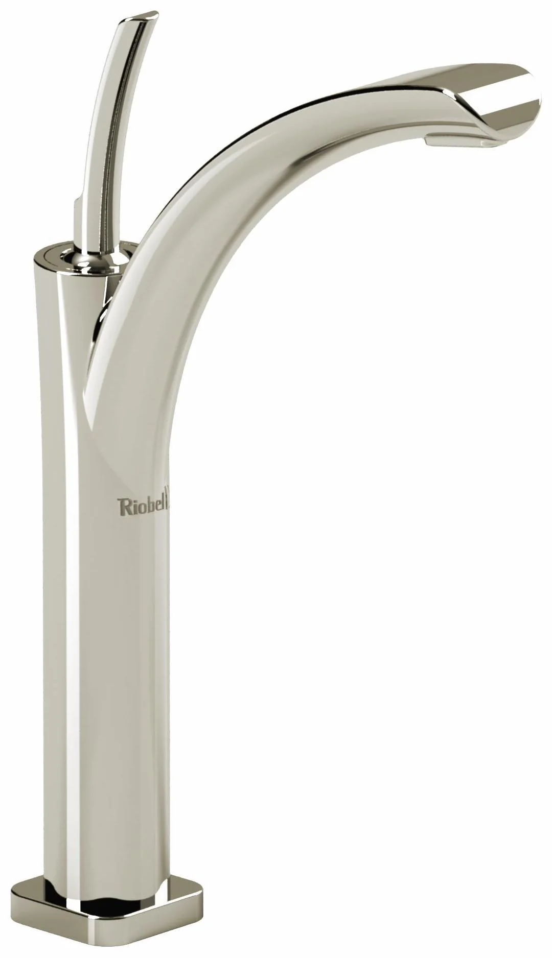 Salome Single Hole Vessel Sink Bathroom Faucet with Joystick Handle 1.0 GPM - Polished Nickel SL01PN RIOBEL