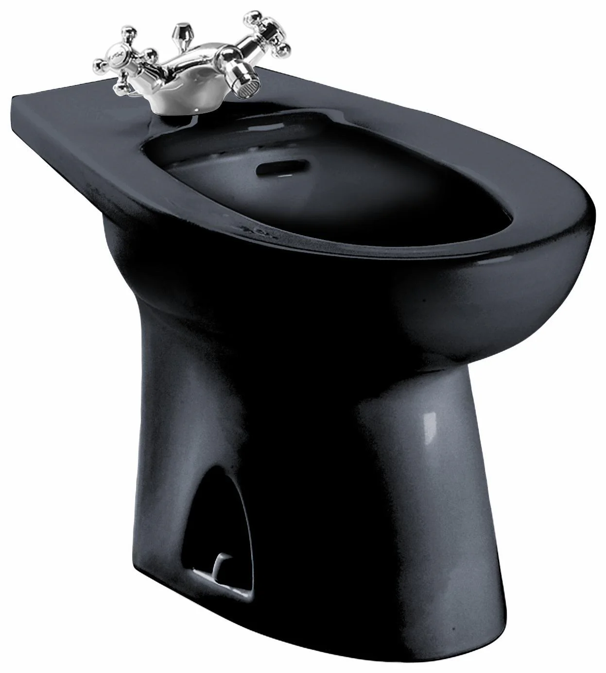 Piedmont Single Hole Deck Mounted Faucet Bidet - Ebony BT500AR#51 Toto
