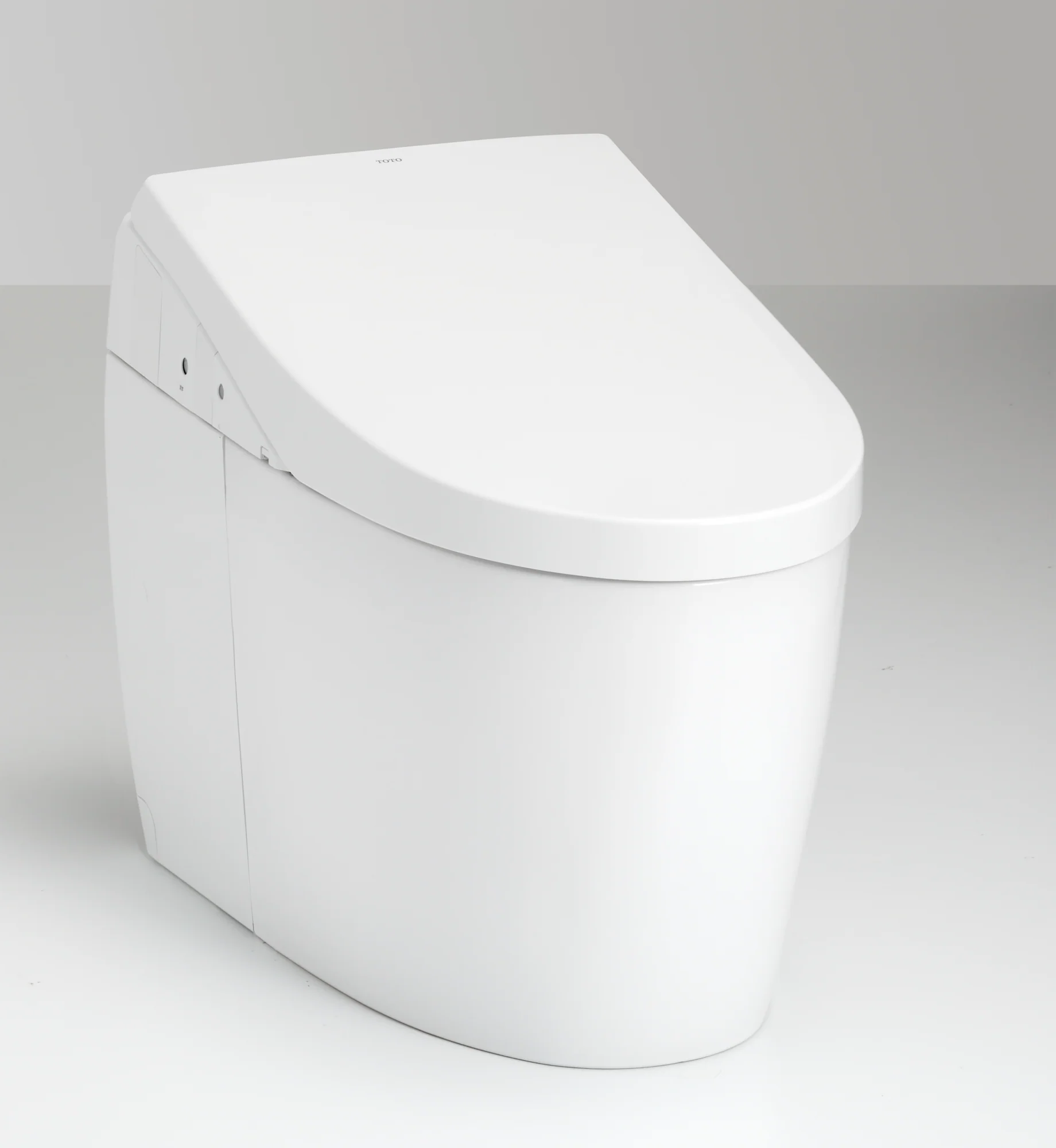 NEOREST AH Dual Flush 1.0 or 0.8 GPF Toilet with Integrated Bidet Seat and EWATER+ - Cotton White MS989CUMFG#01 Toto