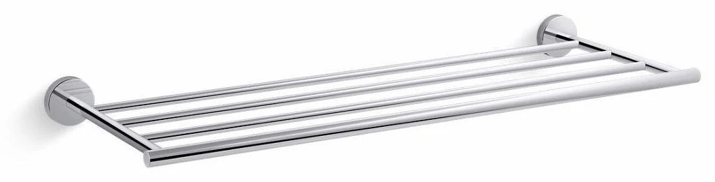 Elate Hotelier Towel Bar Shelf - Polished Chrome 27294-CP Kohler