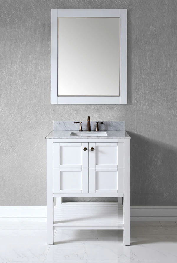 Shaker 24" Vanity (Cabinet Only) - White DC220-24W Duval