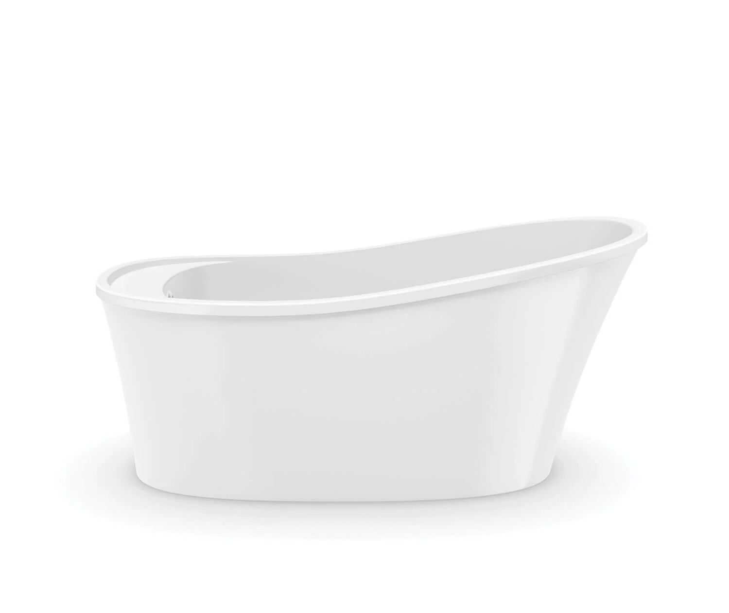 Ariosa 60" x 32" End Drain Freestanding Tub - White 106266-000-001-100 Maax