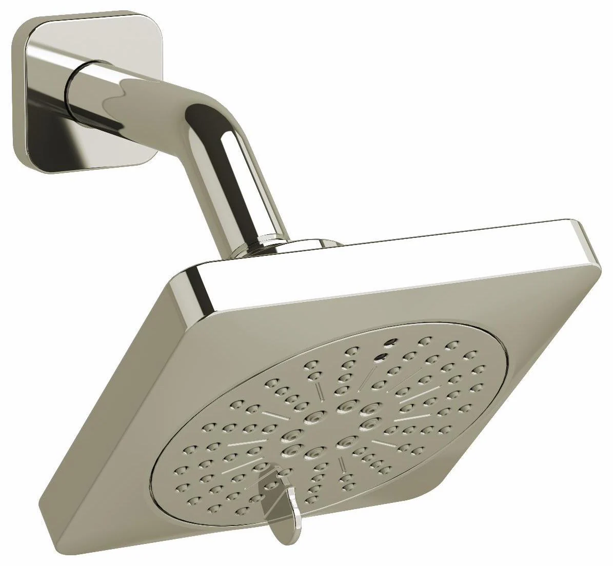 Salome / Equinox 6" 2-Function Square Showerhead with Arm with 1.8 GPM - Polished Nickel 376PN-WS RIOBEL