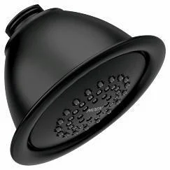 1-Function 4" Standard Shower Head - Matte Black 6371BL Moen