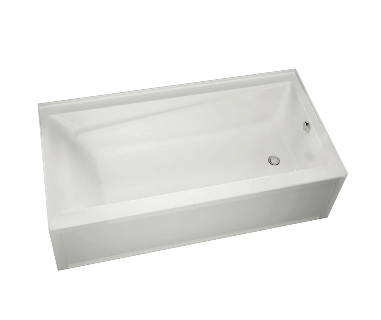 Exhibit 60" x 32" IFS RH Drain Alcove Tub - White 105520-000-001-103 Maax