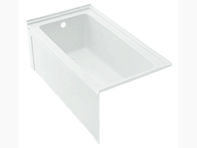 Langley 60" x 32" Alcove Tub with LH Drain - White AC3621L-0 Hytec