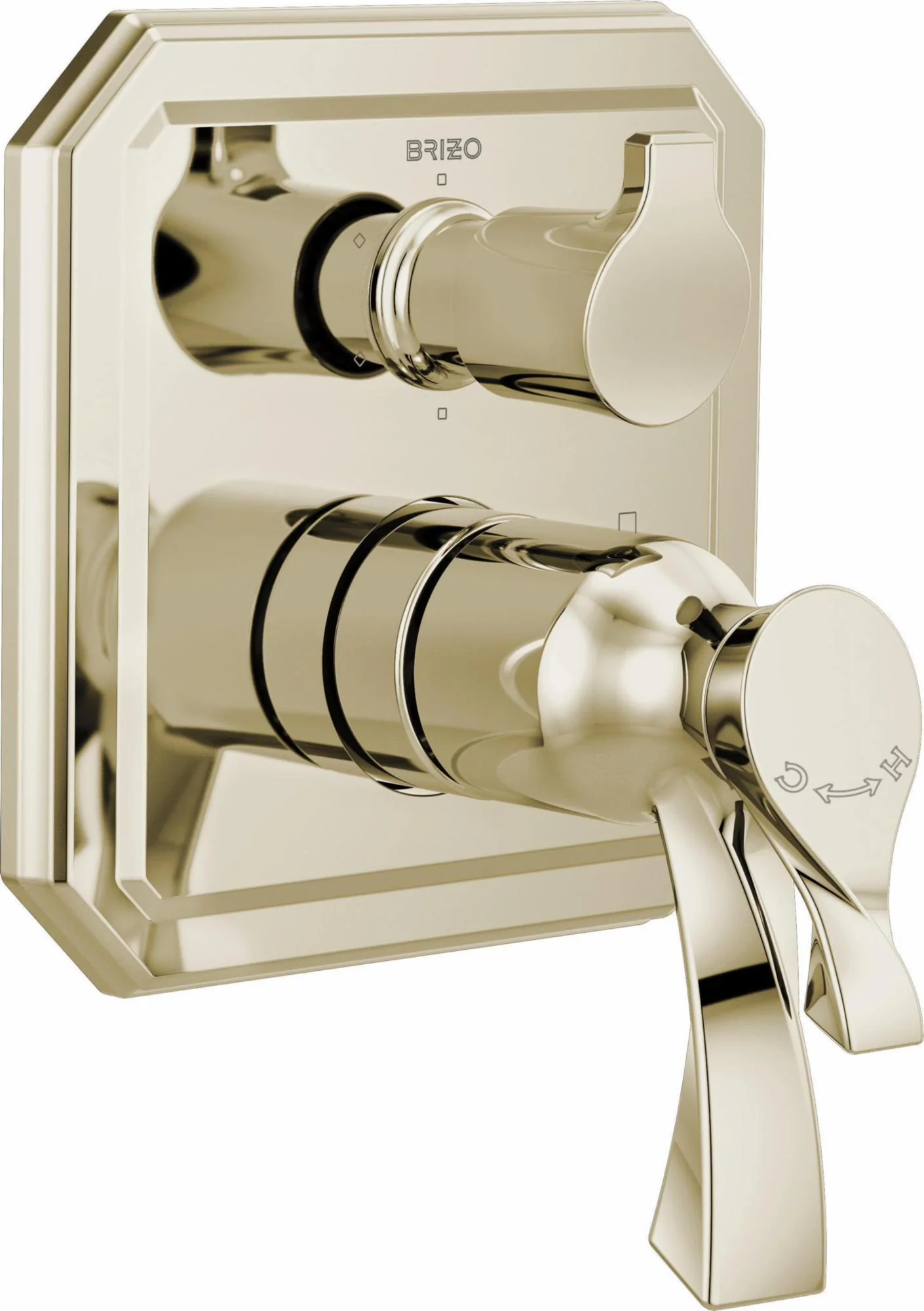 Virage TempAssure Thermostatic Valve Trim with 6-Function Integrated Diverter - Polished Nickel T75630-PN Brizo