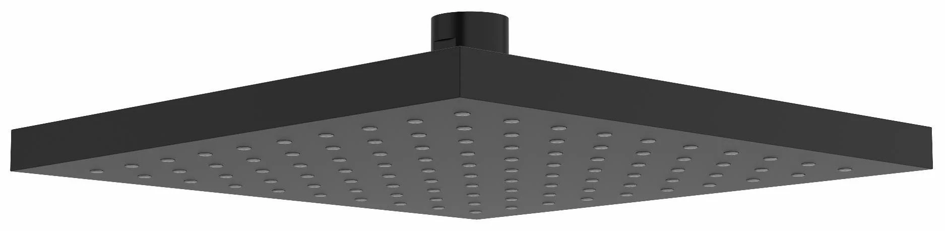 8" Plastic Square Showerhead - Black 458BK RIOBEL