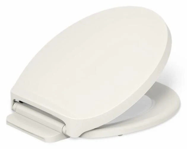Drift ReadyLatch Quiet-Close Round Front Toilet Seat - Biscuit 28005-96 Kohler