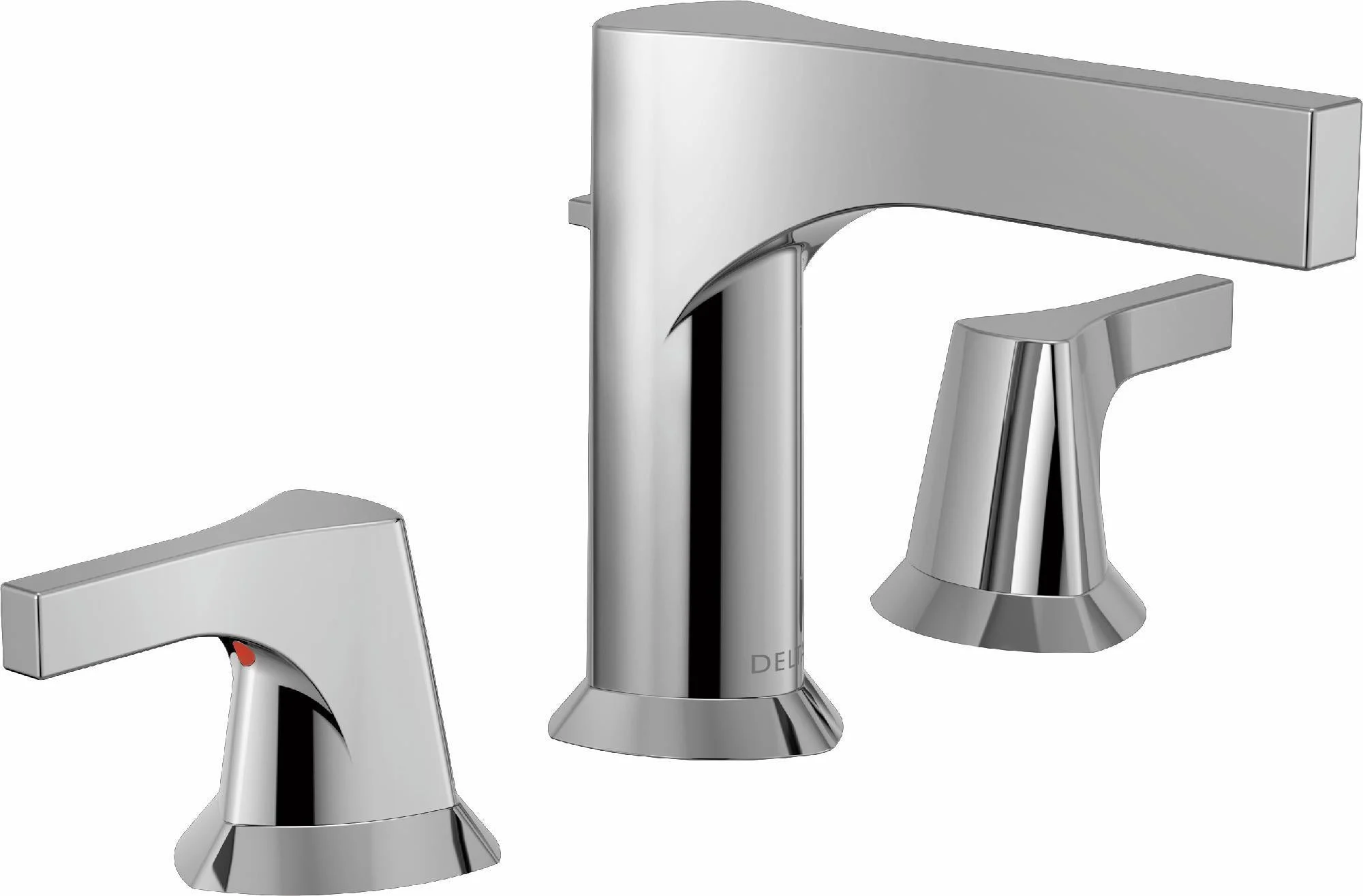 Zura Widespread Bathroom Faucet - Chrome 3574-MPU-DST Delta