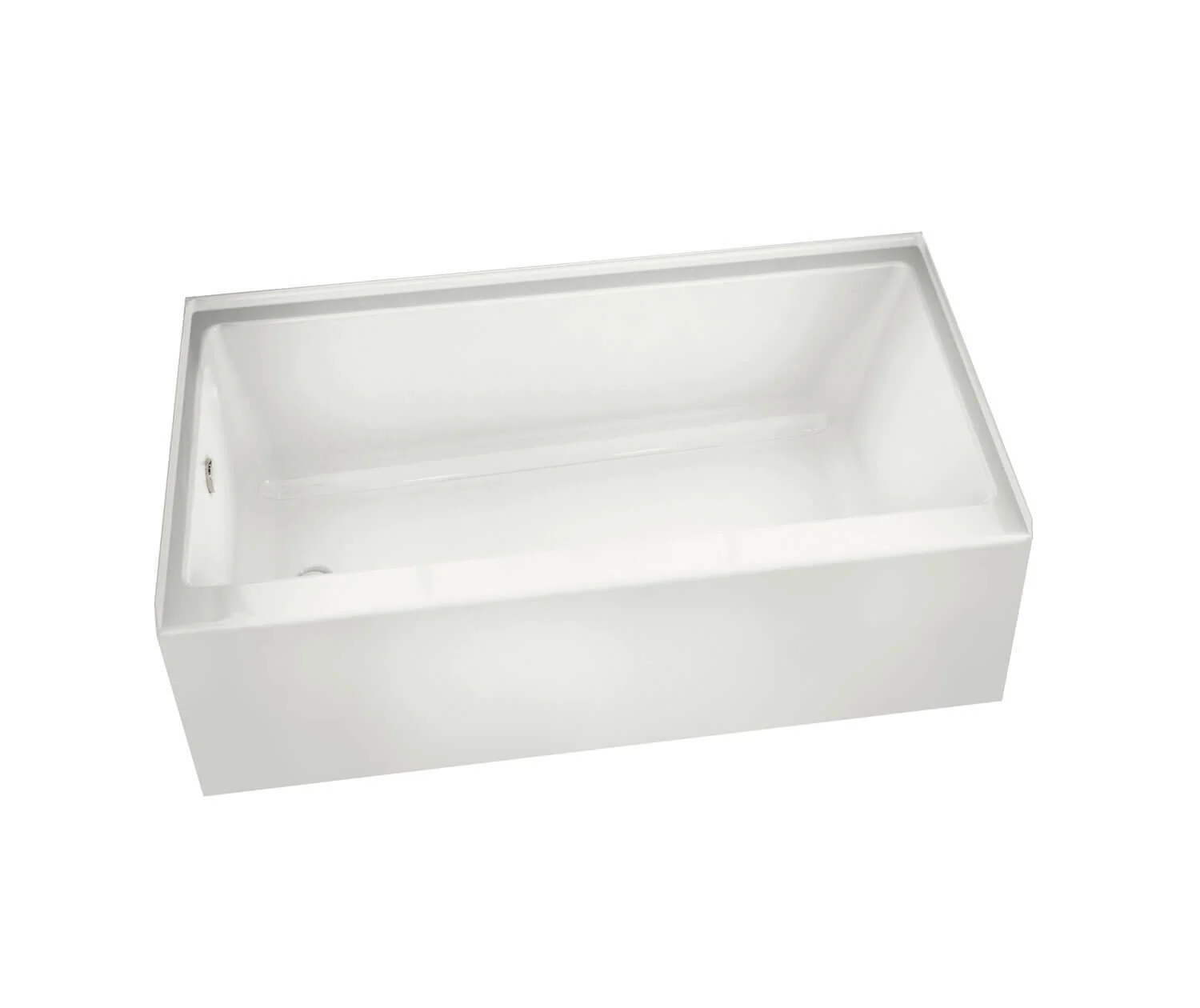 Rubix 60" x 30" STF LH Drain Alcove Tub - White 105815-000-001-001 Maax