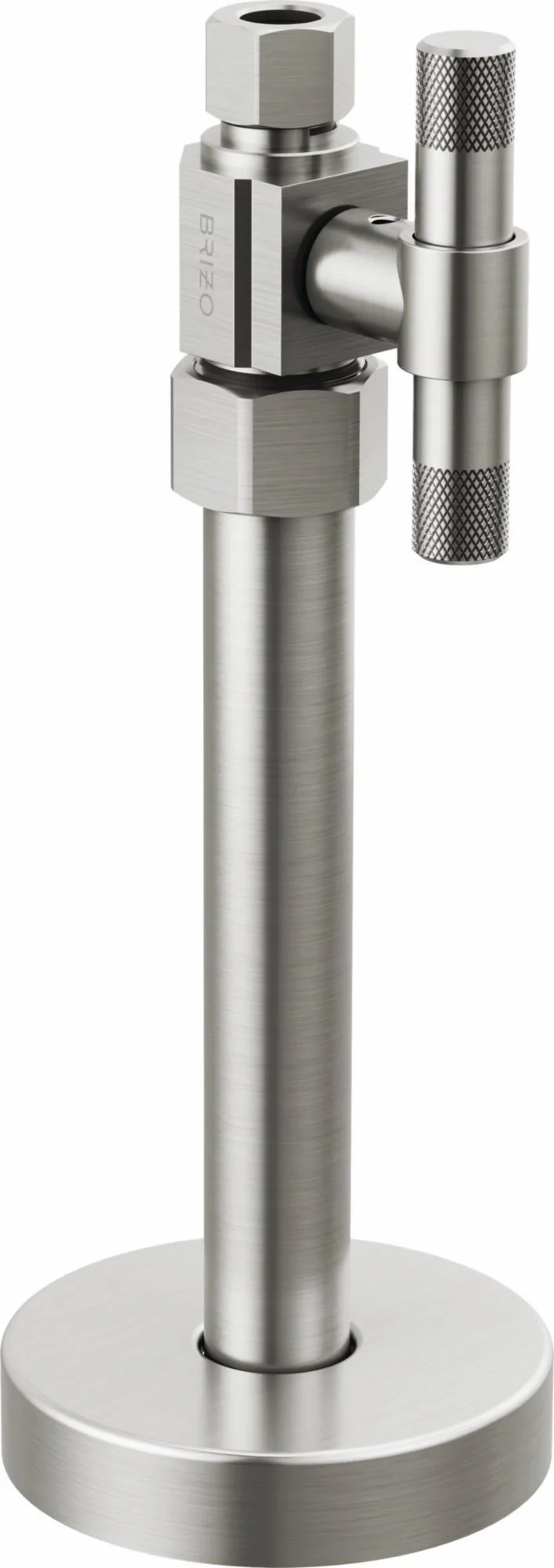 Straight Supply Stop Valve with Cross Handle - Luxe Nickel BT021205-NK Brizo