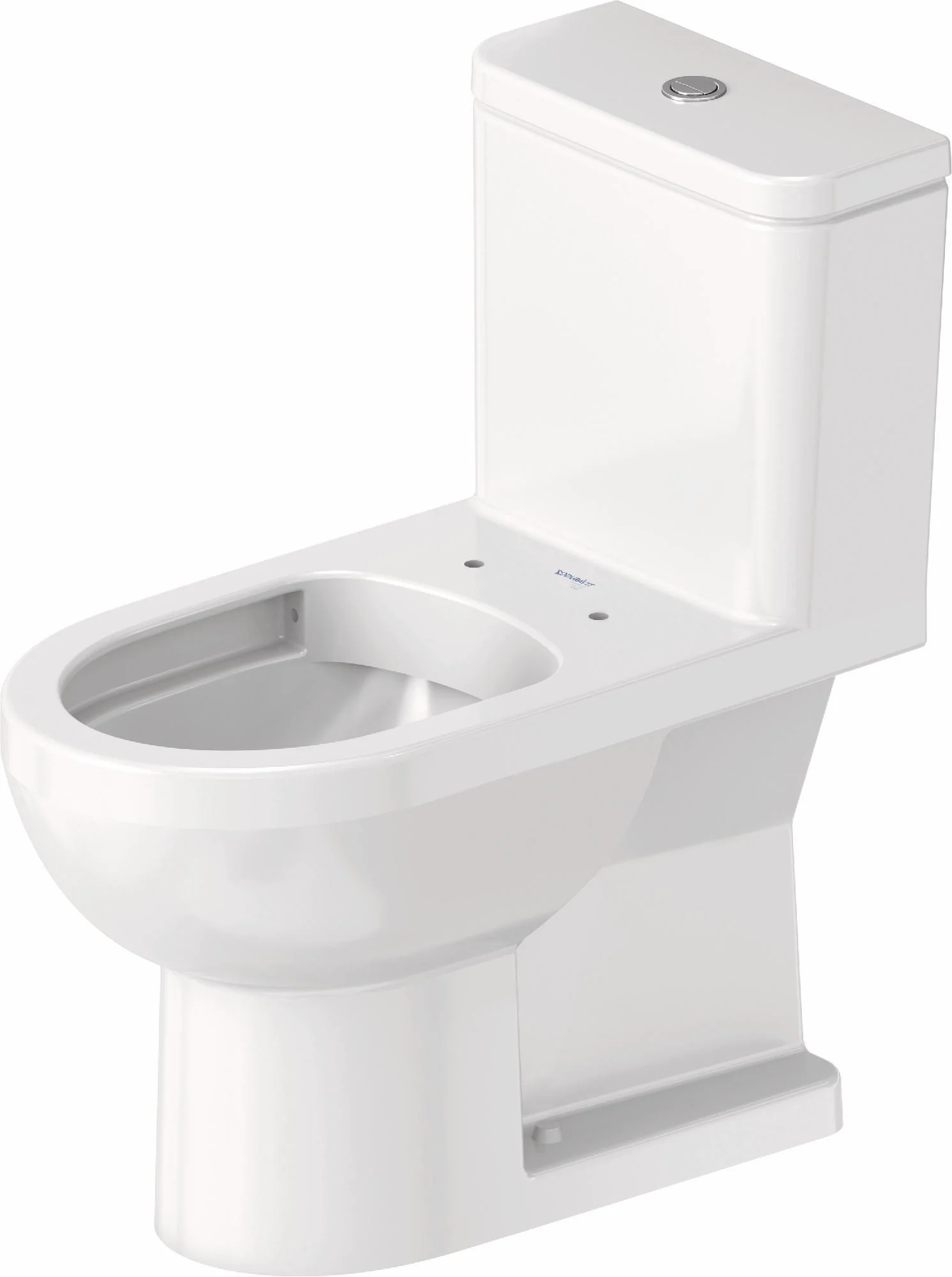 DuraStyle Comfort Height 1-Piece Elongated Dual Flush Toilet (seat sold separately) - White 21960100U2 Duravit