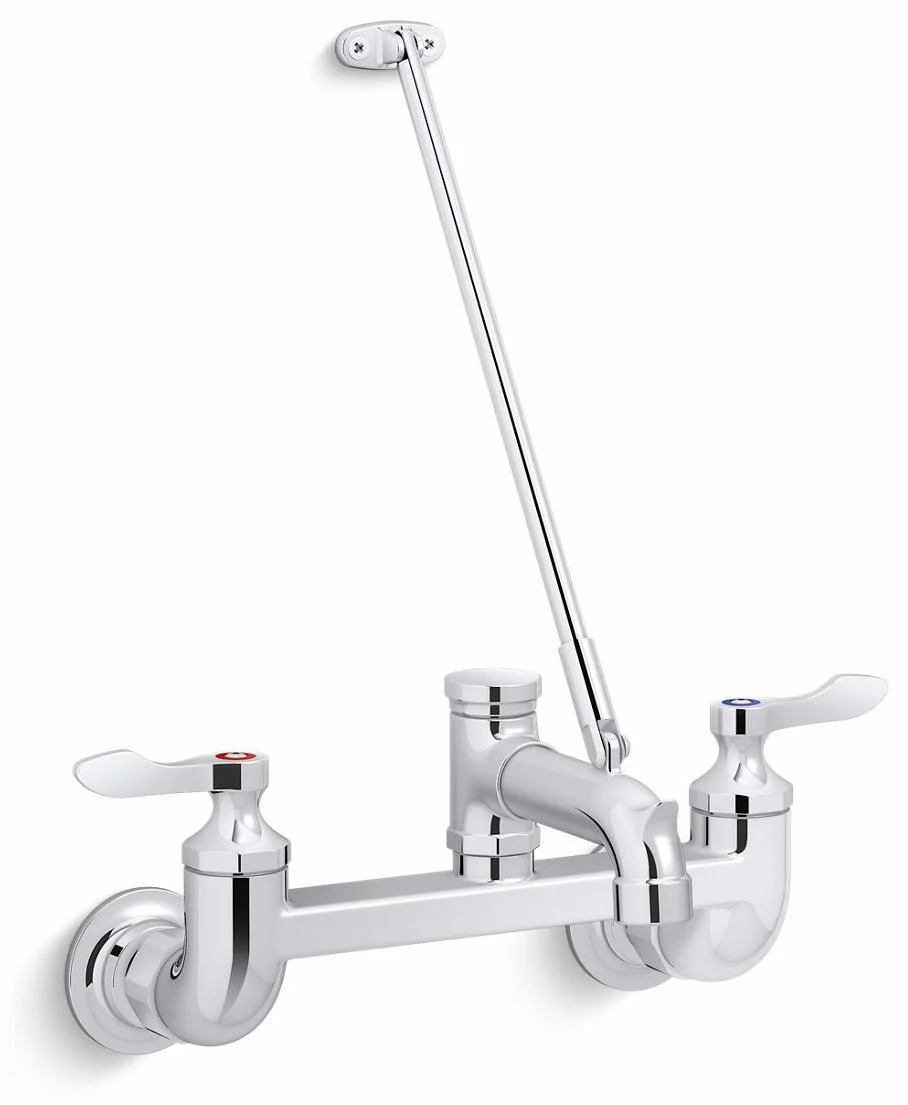 Triton Bowe Wall Mount Service Sink Faucet - Polished Chrome 830T40-4A-CP Kohler