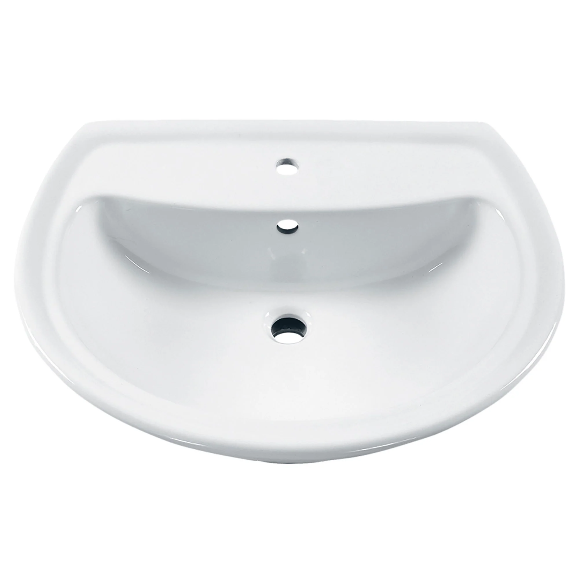 Cadet 1 Hole Pedestal Sink Top - White 0236001.020 American Standard