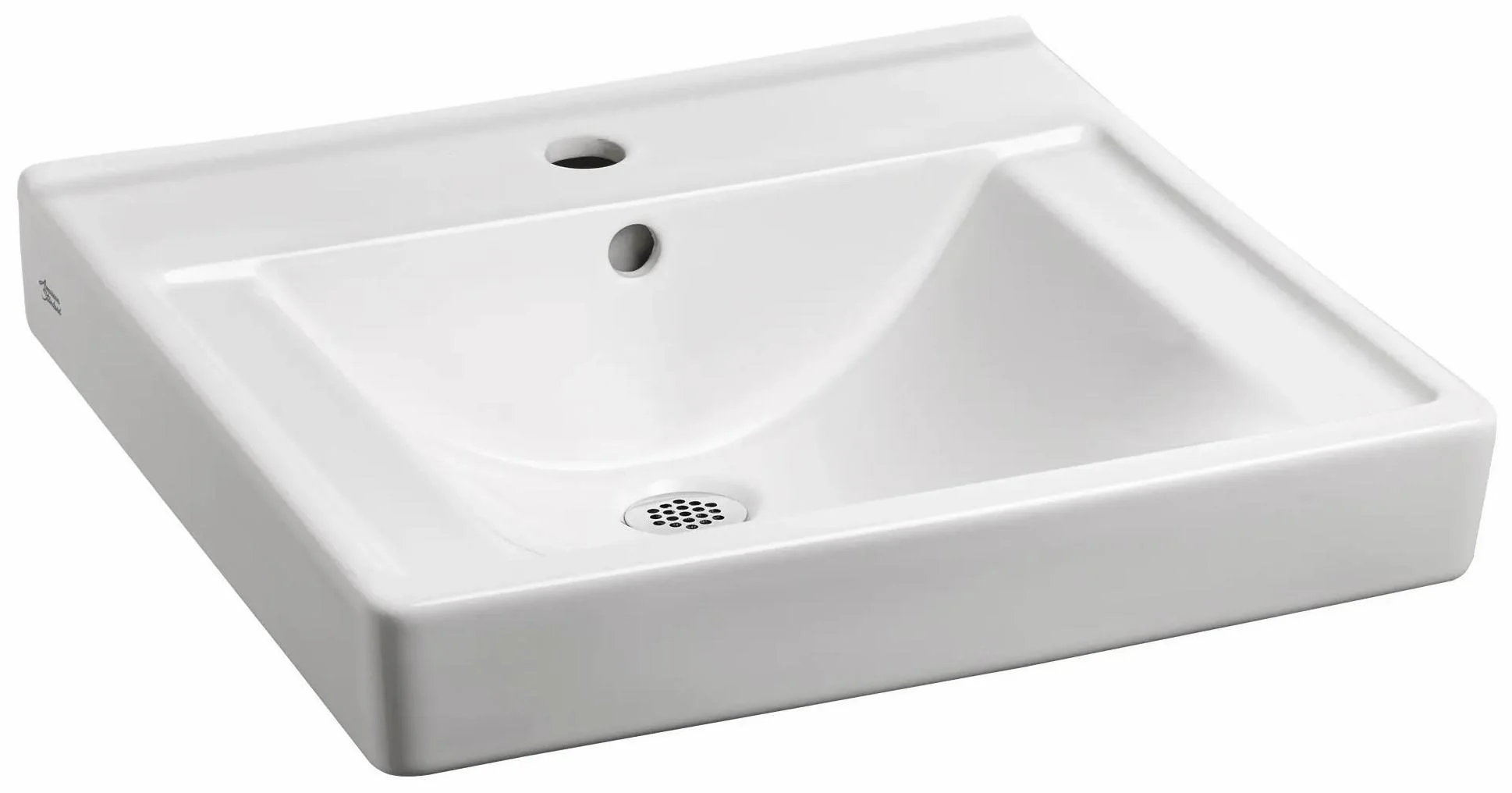 Decorum 1 Hole Wall-Hung Bathroom Sink - White 9024001EC.020 American Standard