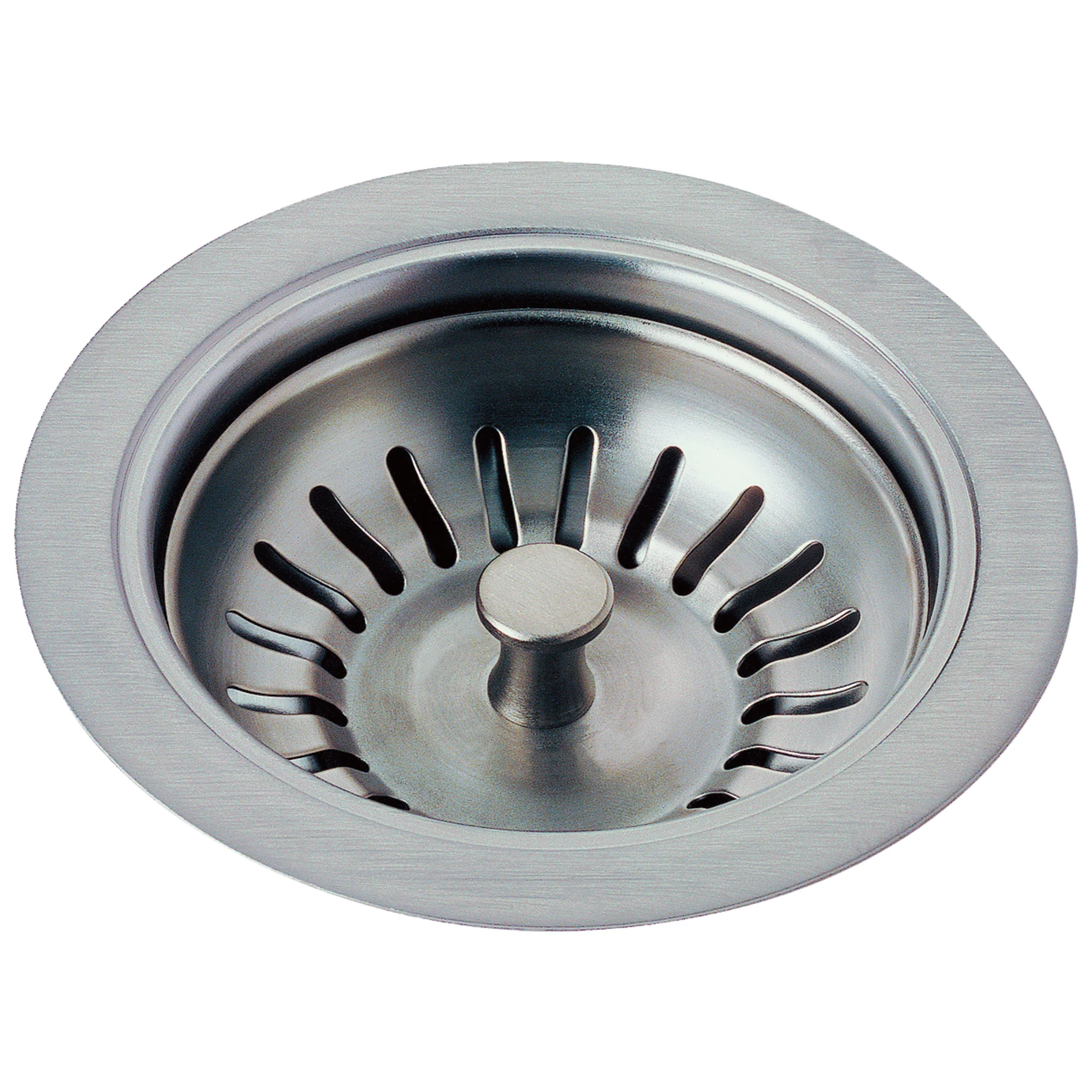 Kitchen Sink Flange and Strainer - Arctic Stainless 72010-AR Delta