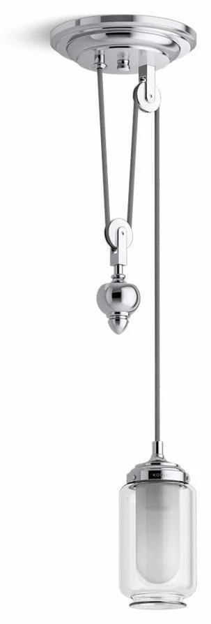 Artifacts 1 light Adjustable Pendant - Polished Chrome 22654-PE01-CPL Kohler