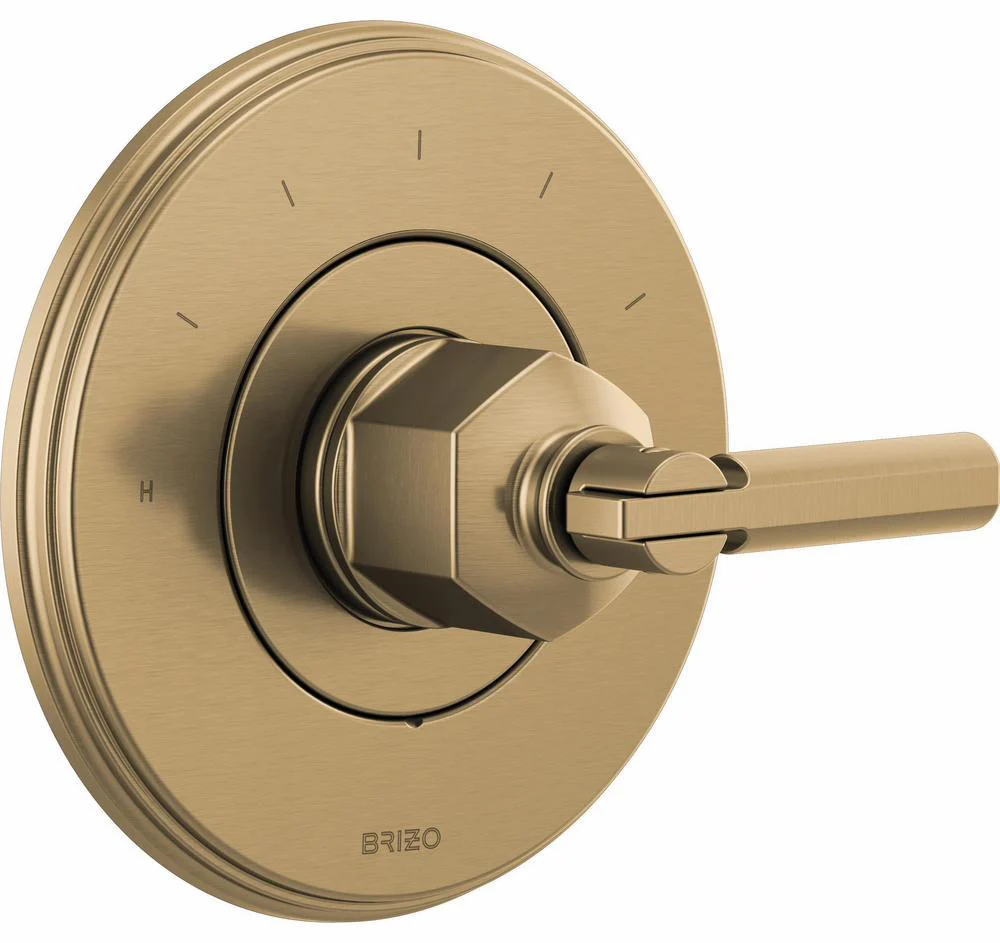Invari Sensori Thermostatic Valve Trim (less Handle) - Luxe Gold T66T076-GLLHP Brizo