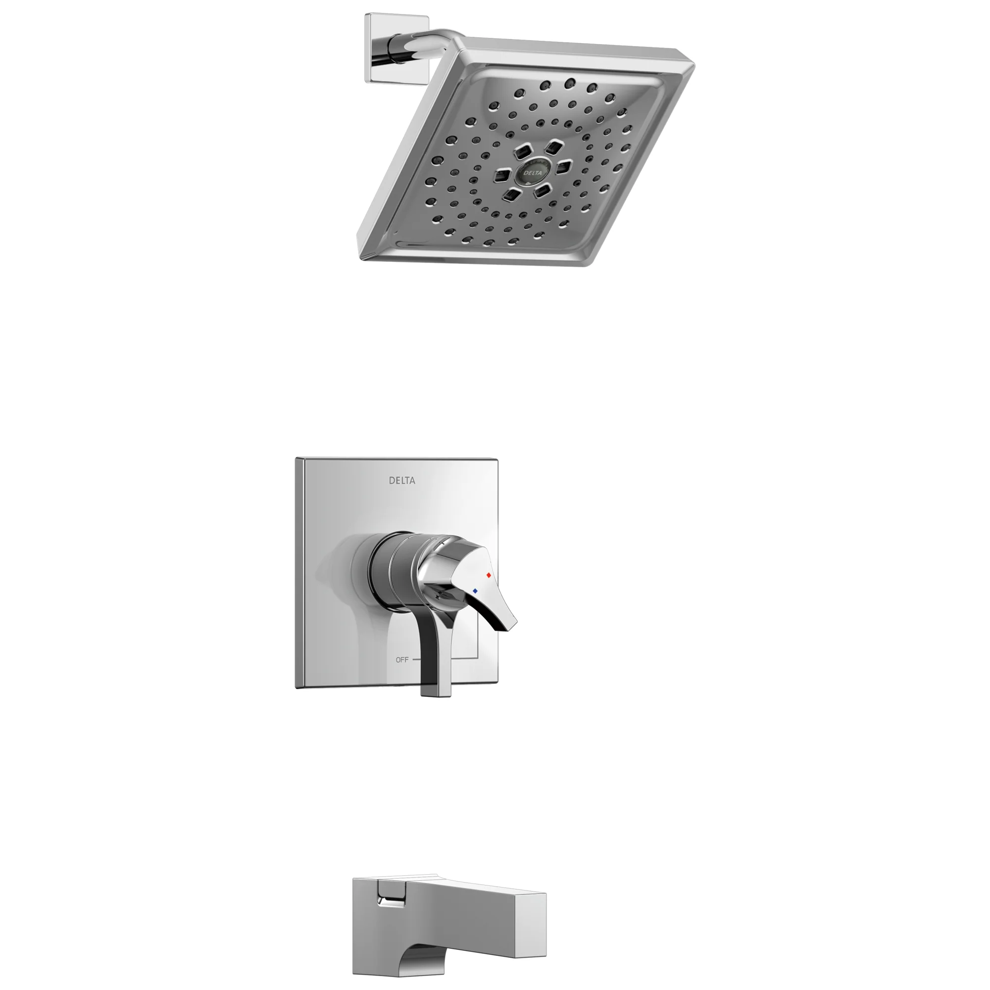 Zura Monitor 17 Series H2Okinetic Tub and Shower Trim - Chrome T17474 Delta