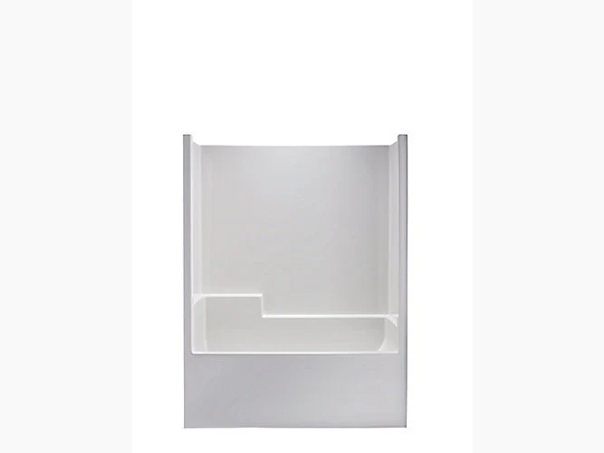 Bathcove 60" x 32" LH Drain Tub & Shower - White 5687-0 Hytec