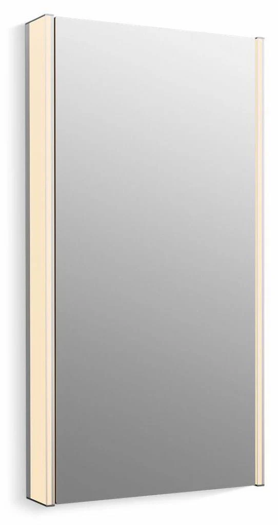 Maxstow 22" x 40" Lighted Medicine Cabinet - Dark Anodized Aluminum 81148-SLE-DA1 Kohler